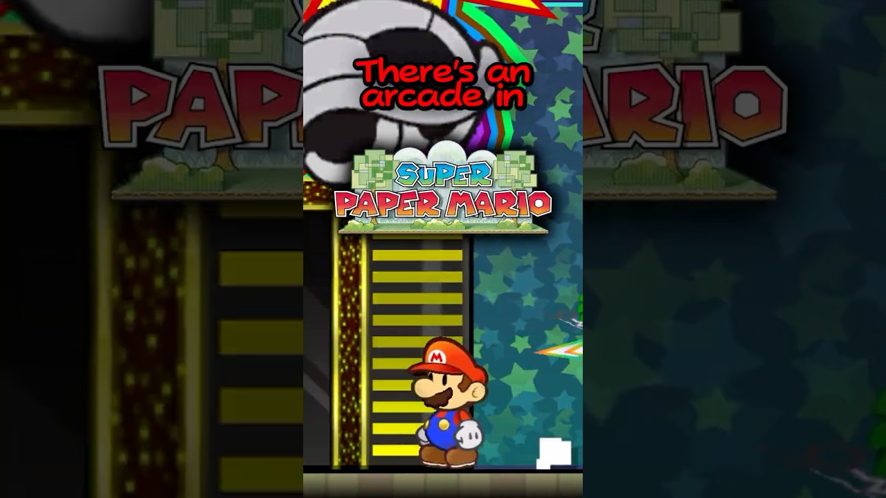 The Forgotten Arcade in Super Paper Mario