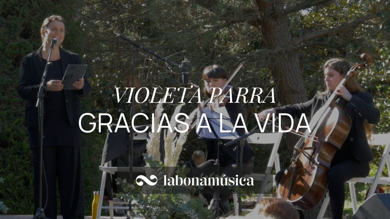 Gracias A La Vida, cover precioso por In&eacute;s Moraleda & La Bona M&uacute;sica