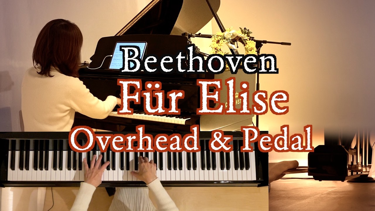 【Für Elise – Piano Solo (3 Angles: Full, Overhead & Pedal)  Beethoven 】 ​@1211piano 