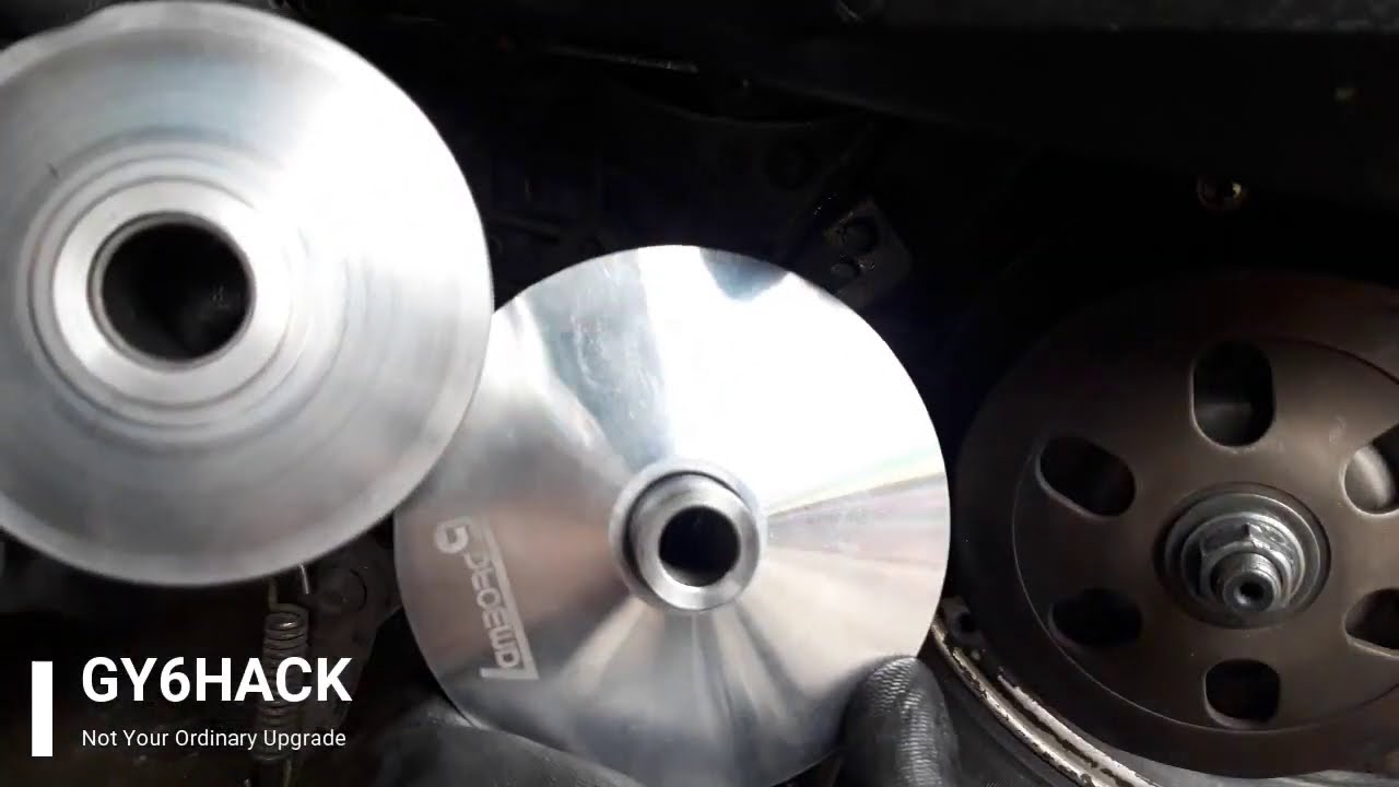 Honda click pulley installed sa gy6 motorstar easyride