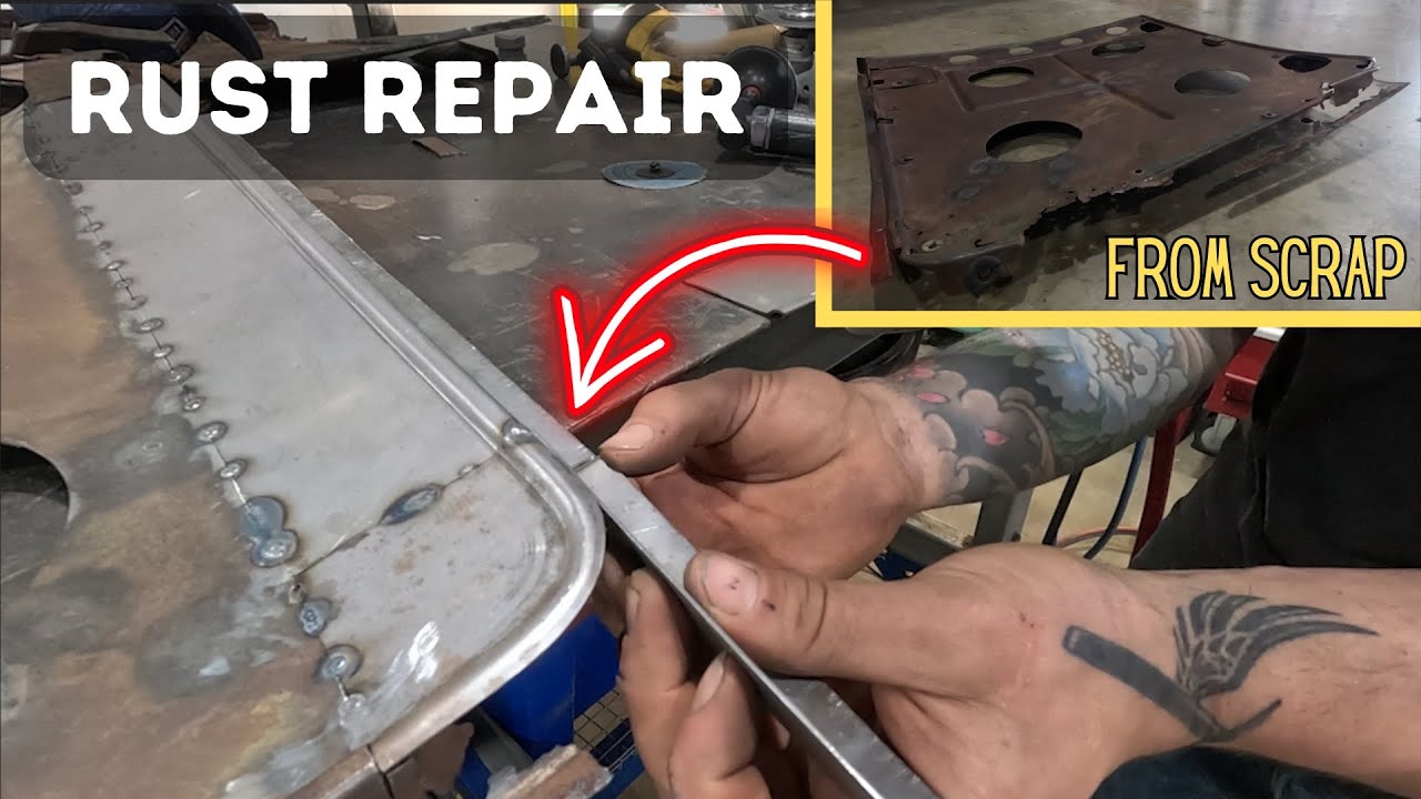 How To Make Rust Repair Panels Step By Step - Metal Shaping Shrink Stretch Profile Dies