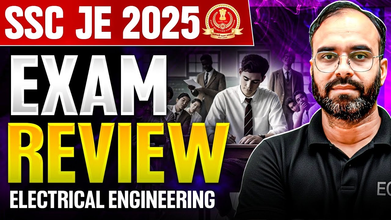 SSC JE 2025  | DAY 1 EXAM REVIEW🔥 |  #sscje    #sureshsir #electrical