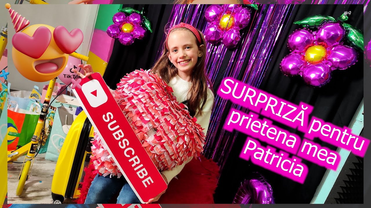 🎁🤞💖 Cadou Surpriza pentru prietena mea Patricia 🎁🎈🎁 Cadou Creativ pentru o Petrecere REUSITĂ 🎈🎊🎵