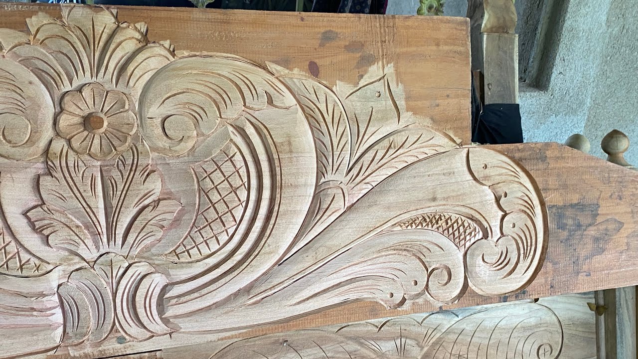 Mustak sek wood carving ￼Palang Ka ￼ design