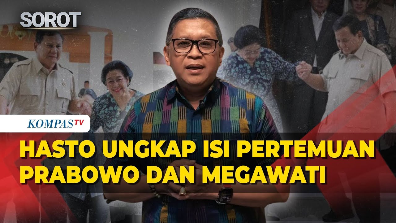 Isi Pertemuan Prabowo-Megawati Selama 2 Jam di Istana Diungkap Sekjen PDI-P Hasto