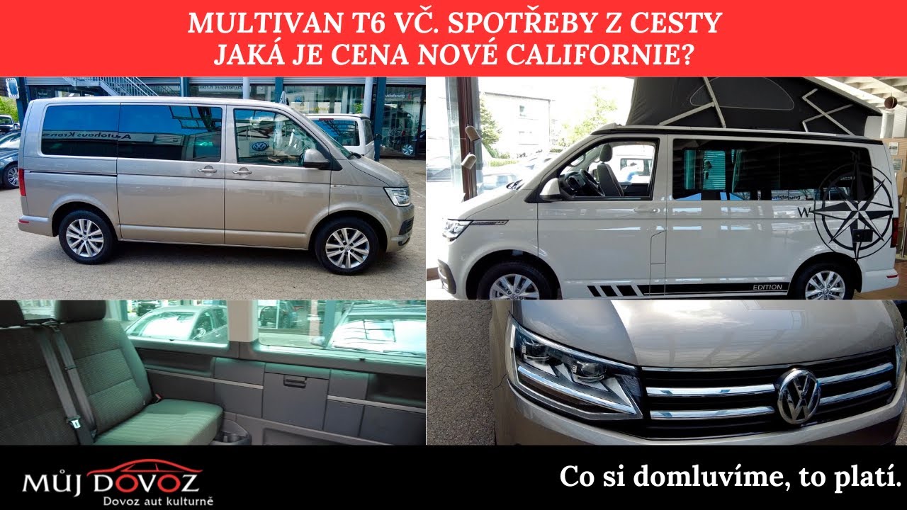 Dovoz Volkswagen Multivan T6! Cena nové Californie. Dovoz auta z Německa s Mujdovoz.cz ✅