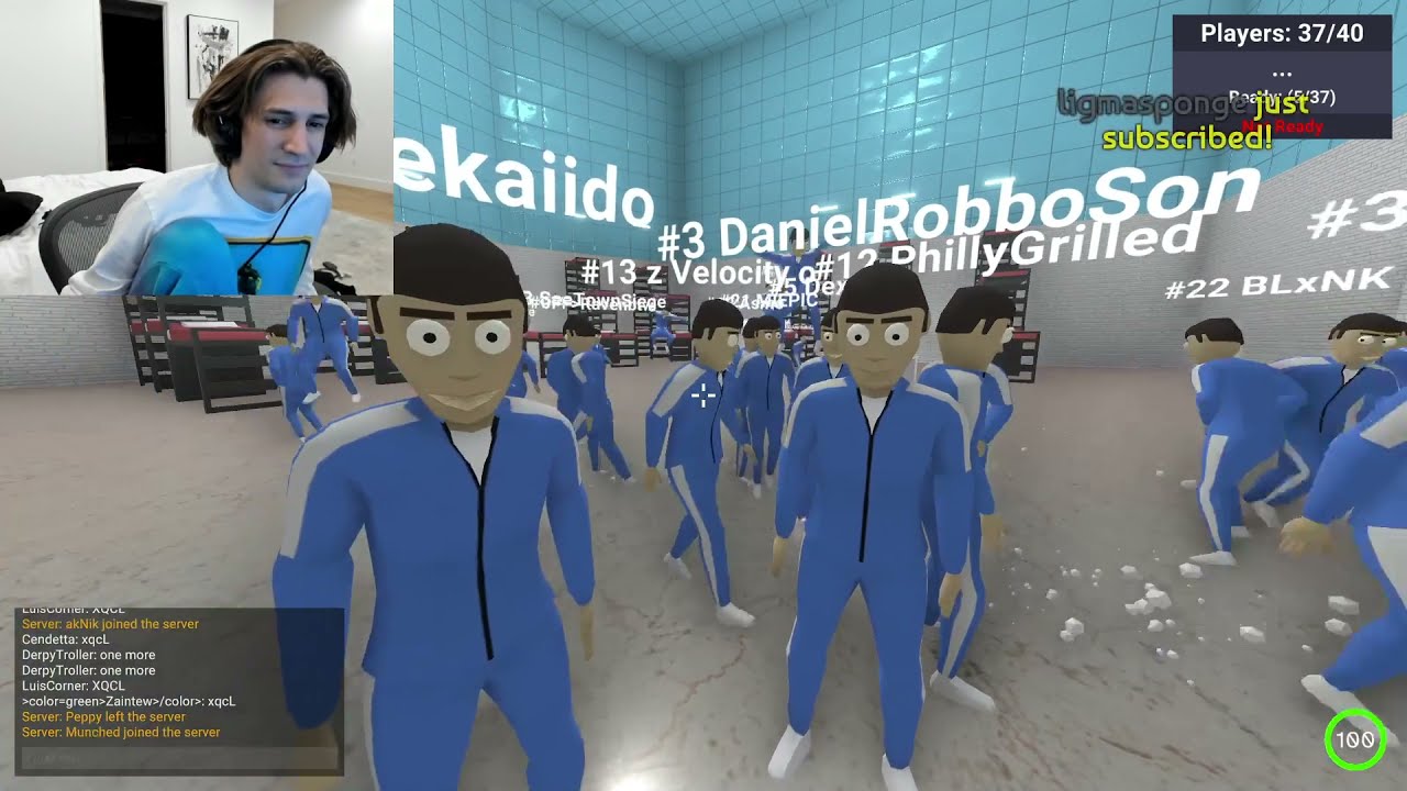 this happened when the juicers sing xqcs outro song xqcL