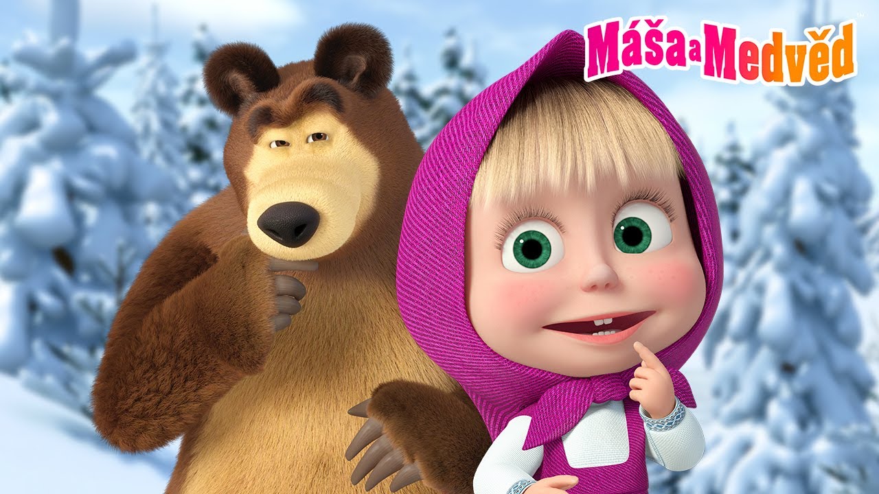Máša a Medvěd 🐻👧 Stýská se ti po zimě? ❄️💙 Kolekce epizod 🎬