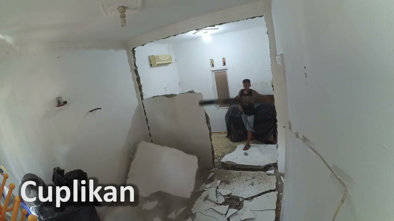 JADI LEGA ! TUTORIAL BOBOL TEMBOK KAMAR RUMAH BETON BATA HEBEL ! #timelapse #shorts