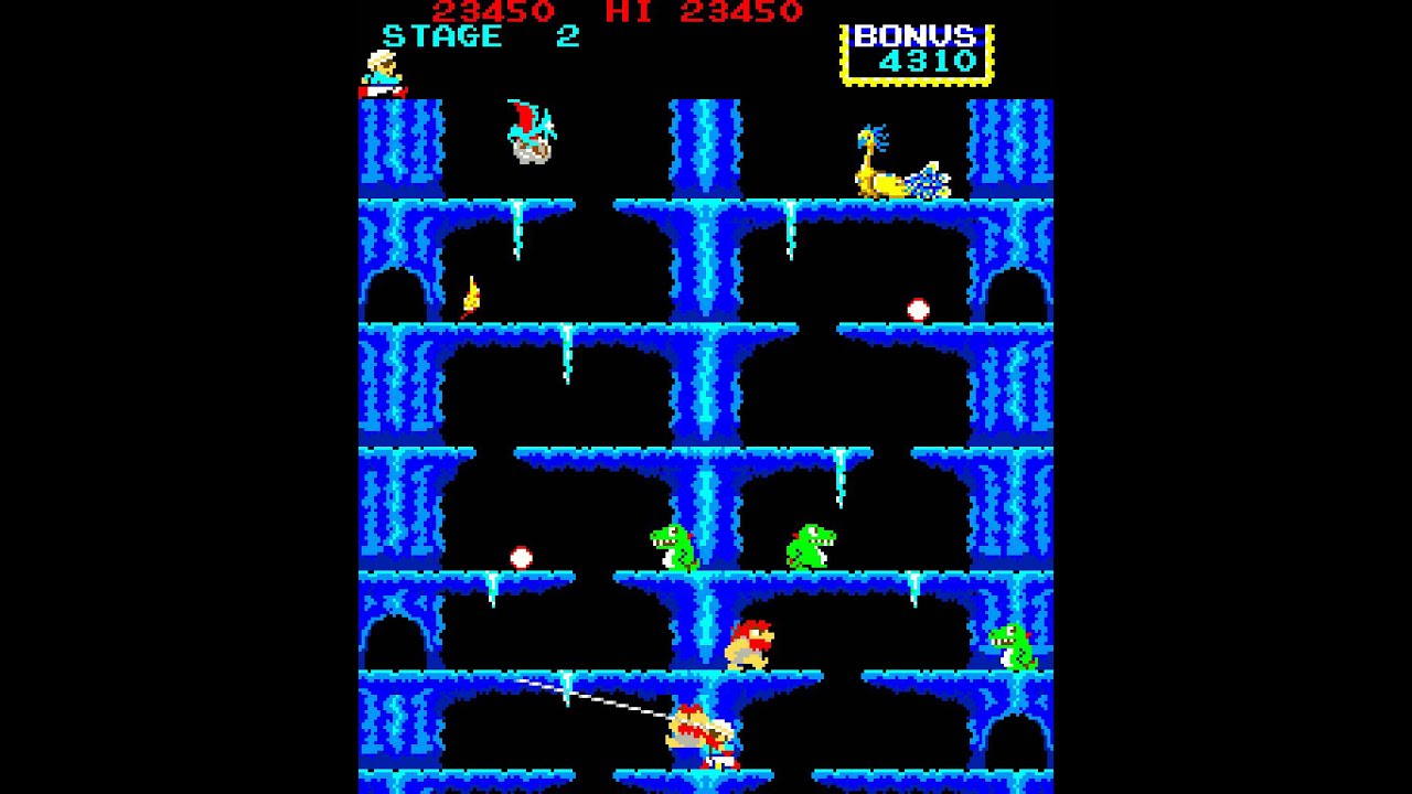 Arcade Game: Roc'n Rope (1983 Konami)