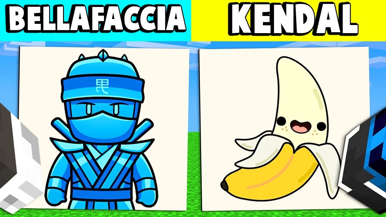 HA BARATO NELLA GARA DI DISEGNI SU MINECRAFT