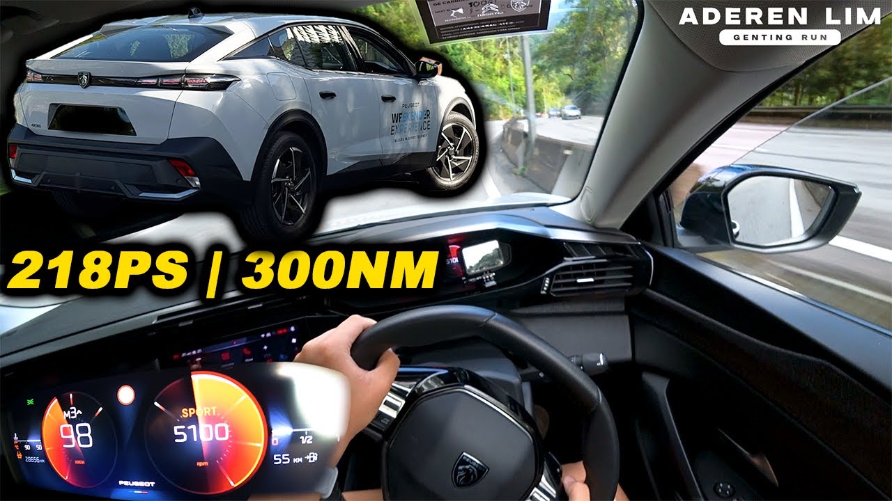 Part 2/4 | 2025 Peugeot 408 Premium | Malaysia #POV [Genting Run 冲上云霄] [CC Subtitle]