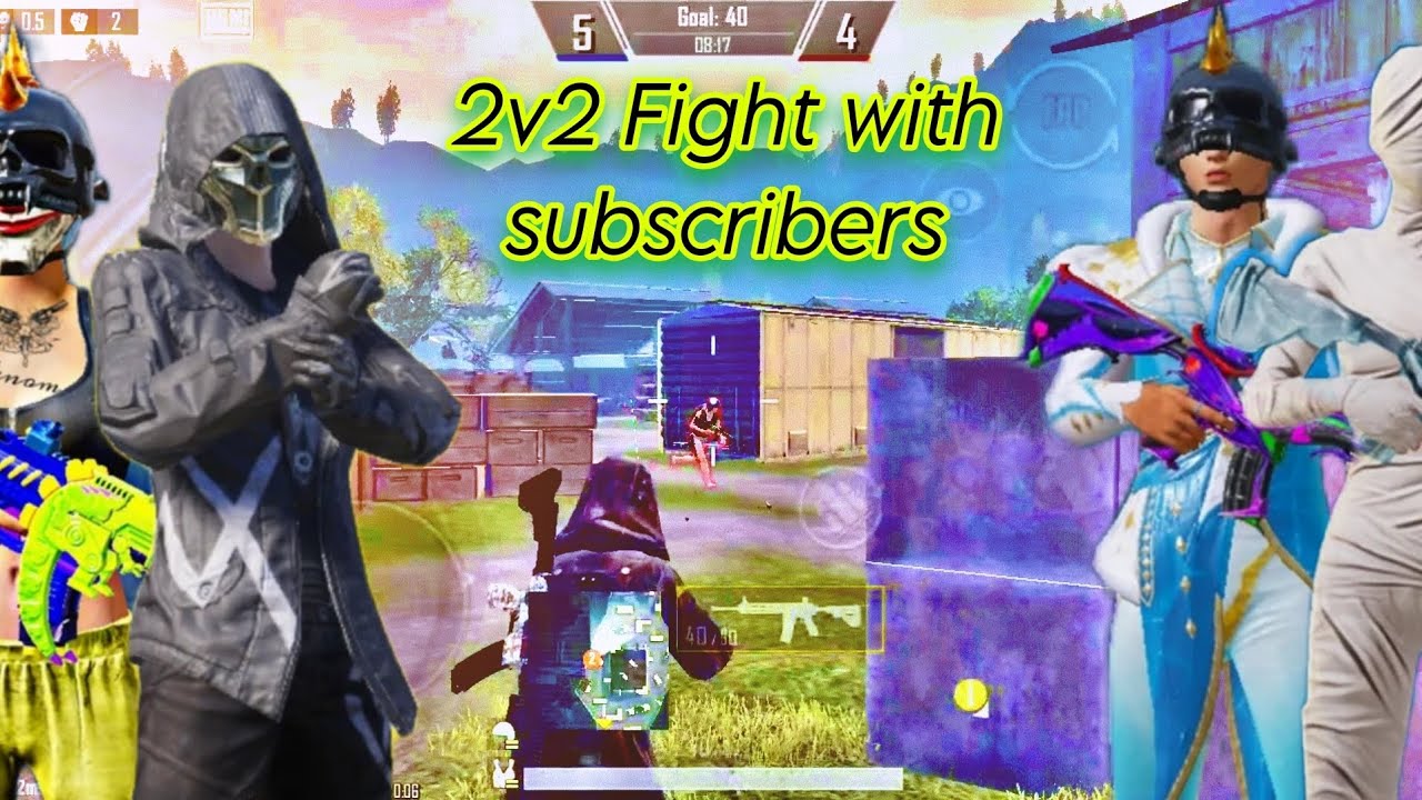 TDM 2v2 M416 fight  with subscribers challenge 🔥🥶 @seenu-10x