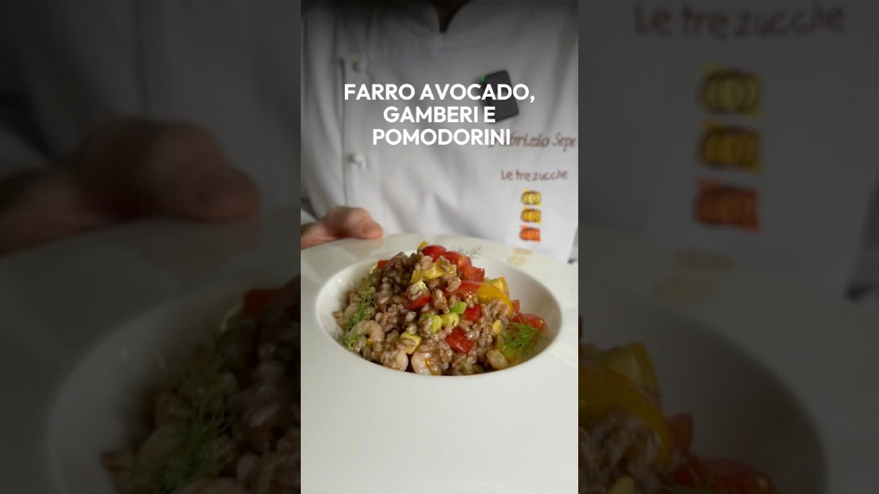 INSALATA DI FARRO ESTIVA 🥗 #insalata #insalatadifarro #cheffabriziosepe