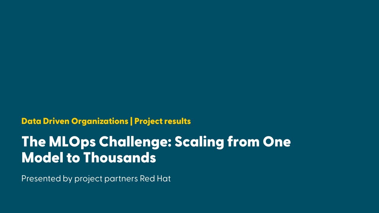 The MLOps Challenge: Scaling from One Model to Thousands