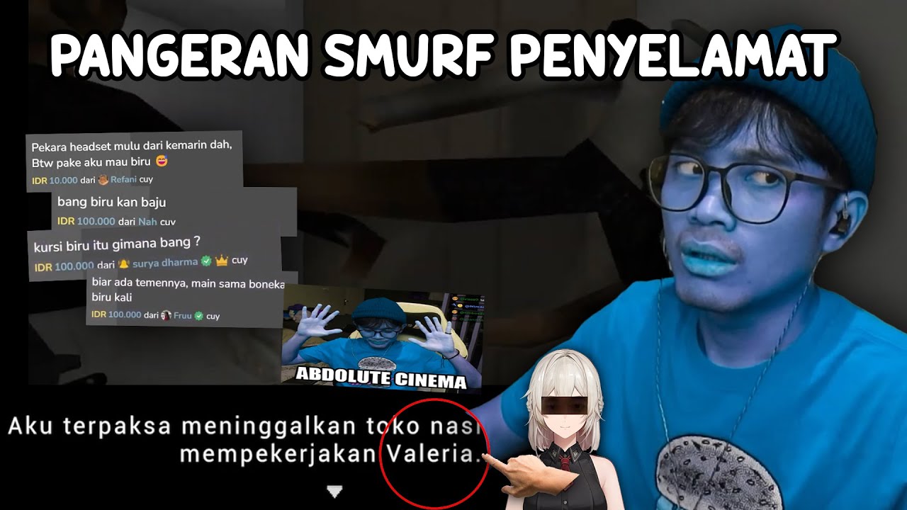 Momen pangeran smurf penyelamat, pasif O2H dan menjadi biru | Naplive Clip
