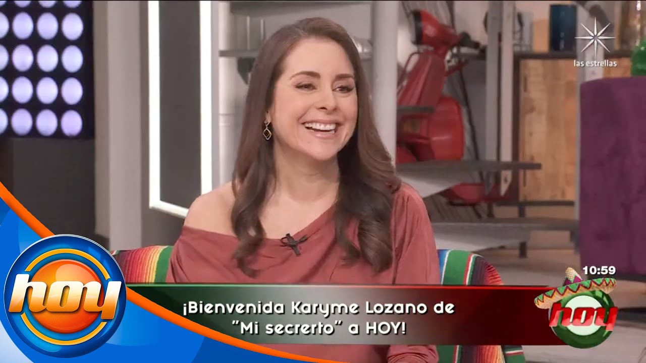 Karyme Lozano regresa a las telenovelas con 'Mi Secreto' | Programa hoy