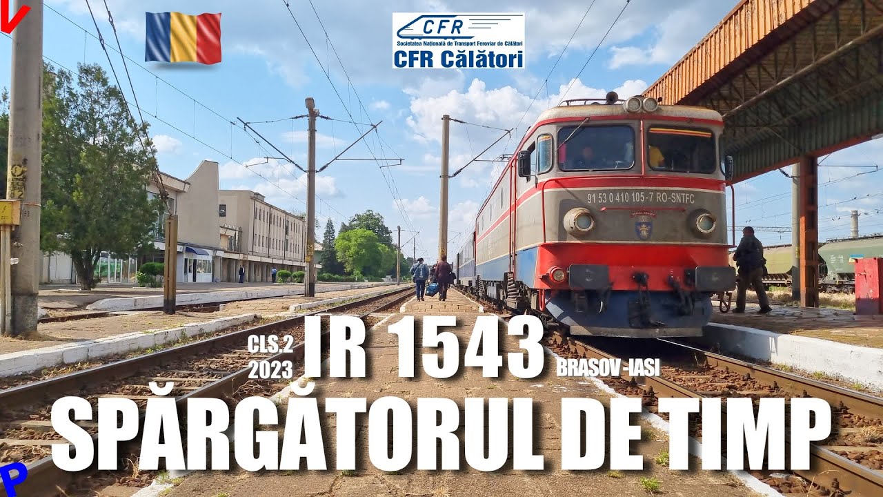 Calatorie la clasa 2 in 2023 cu CFR Calatori | Brasov - Iasi IR 1543