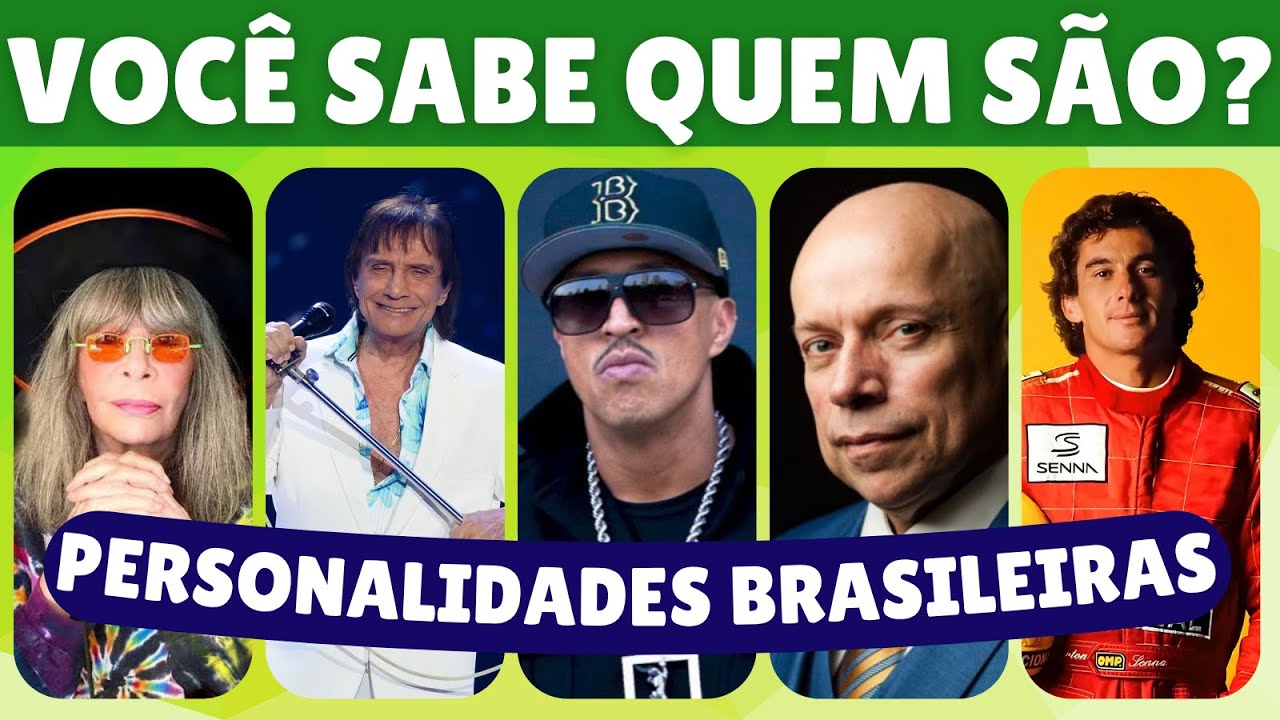 Você acerta os nomes das PERSONALIDADES BRASILEIRAS? O Incrível Zé | Quiz Personalidades | QUIZ 2025