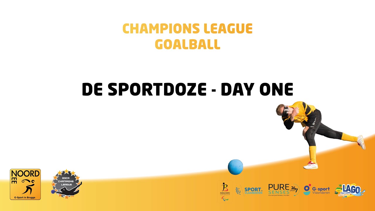 EGCA Champions League Goalball Finals 2024 Blankenberge / De Sportdoze / Day 1