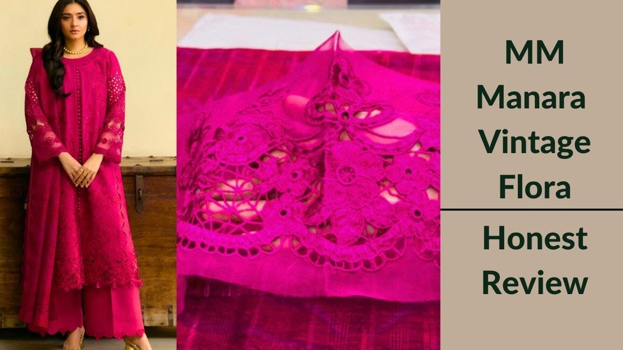 MM Manara Vintage Flora Honest Review| Manara By Maria Asif Baig Clothing brand|Beautiful collection
