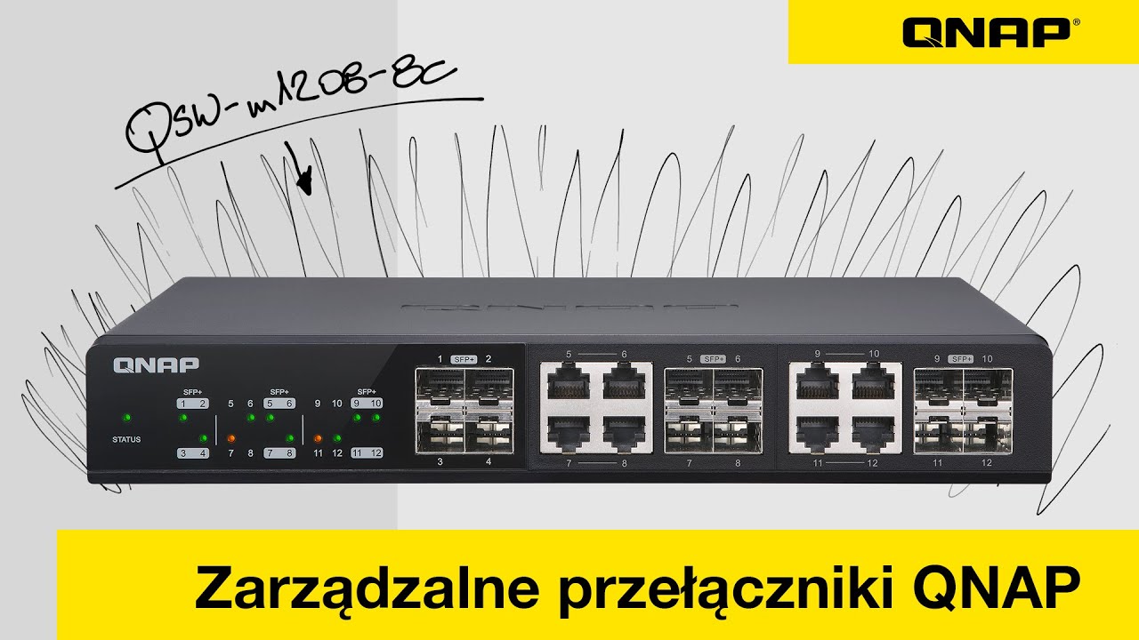 Zarządzalne przełączniki QNAP