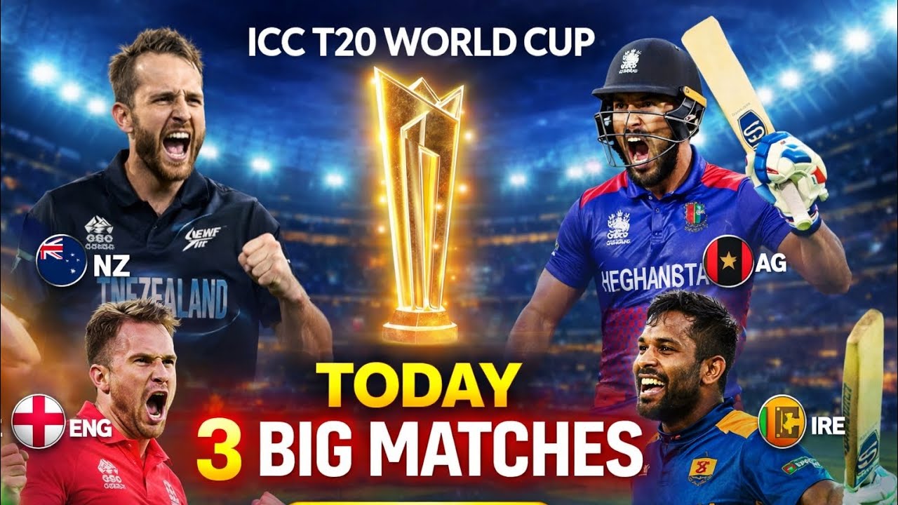 ICC World Cup 2026 – Today’s Match Schedule | Match Time, Teams & Venue