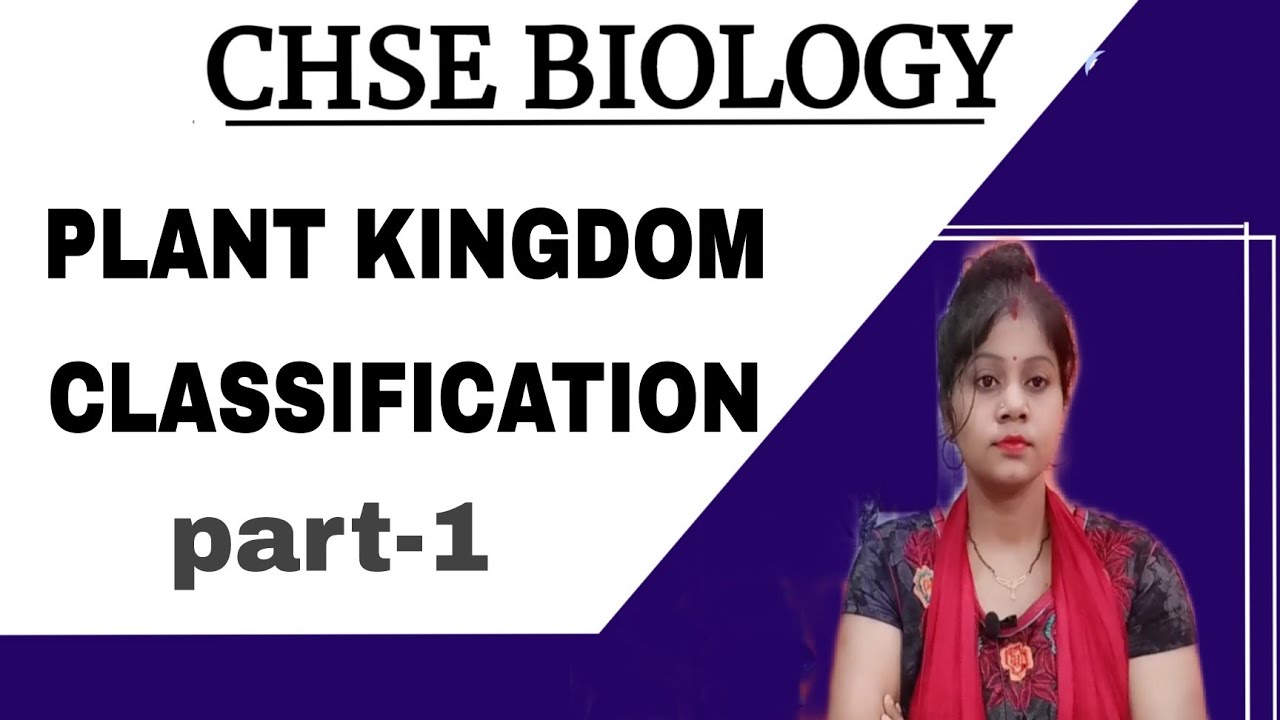 PLANT KINGDOM CLASSIFICATION:Thallophyta, Bryophyta, Pteridophyta, Gymnosperm, Angiosperm