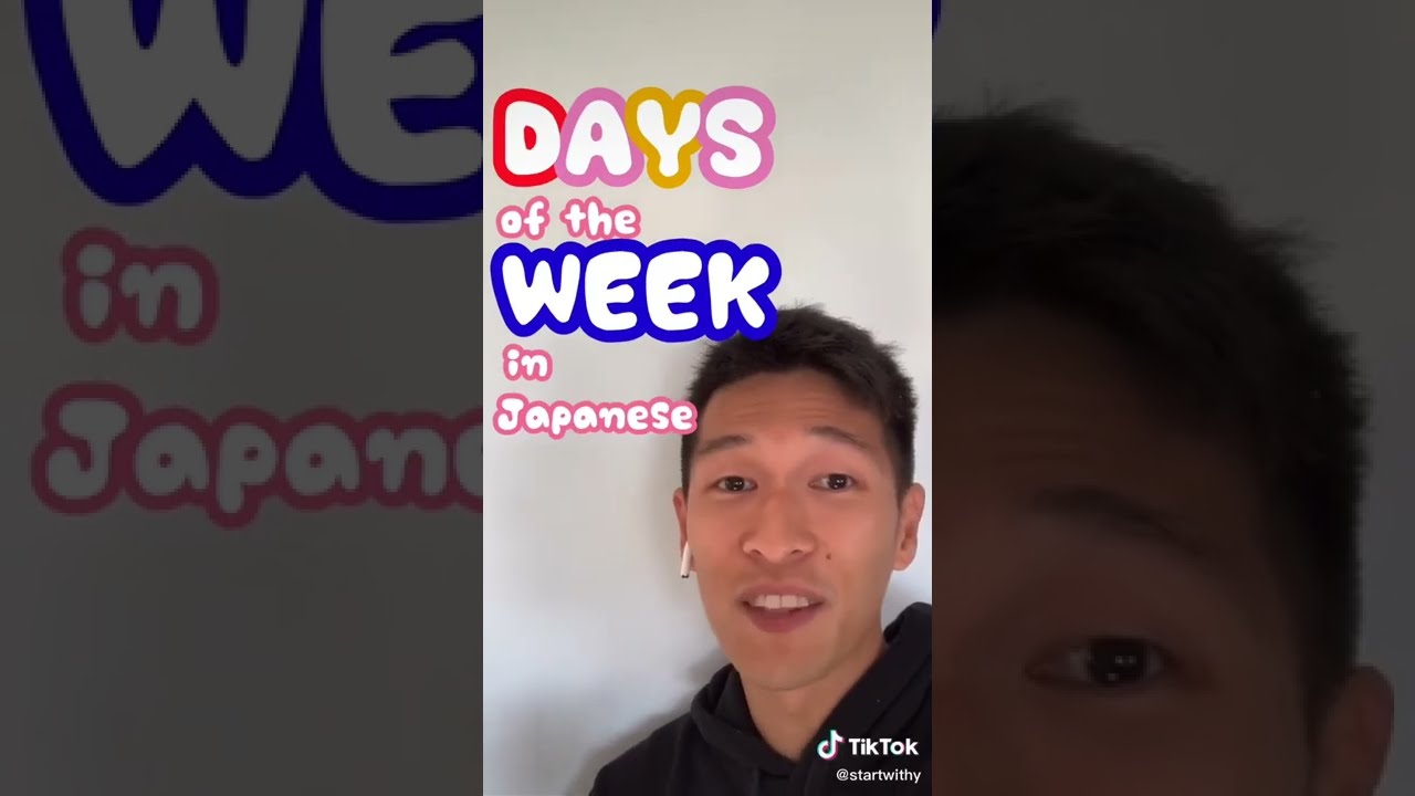 Learn Japanese Lessons in Tagalog | Fun way to memorize the days of the week in Japanese.