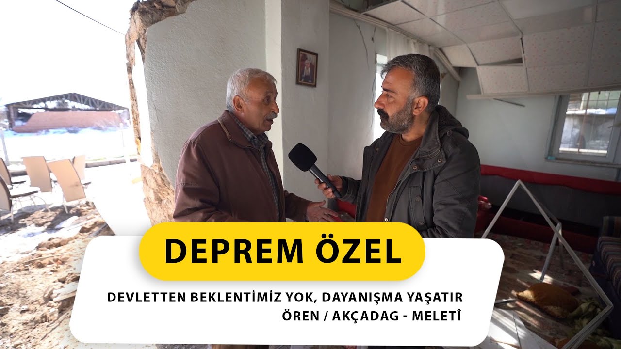 DEVLETTEN BEKLENTİMİZ YOK, DAYANIŞMA YAŞATIR – OREN / AKÇADAG / MELETÎ