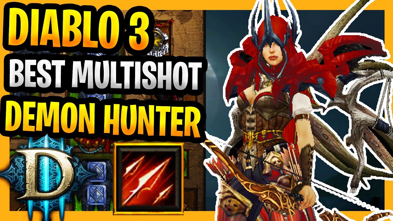 Diablo 3 Best Demon Hunter MultiShot Build Unhallowed Essence D3 Build Guide D3