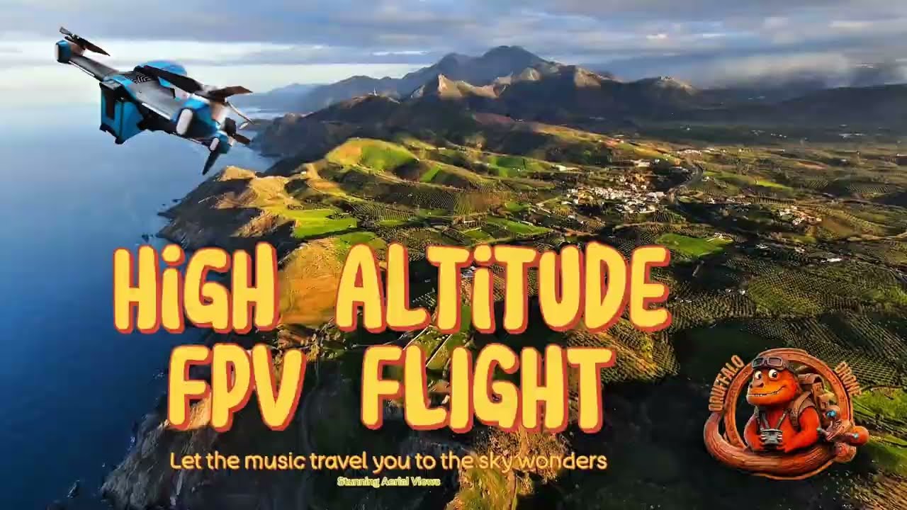 I Flew DJI FPV Way Too High! Cinematic Sunset Deep Blue Sea & Countryside