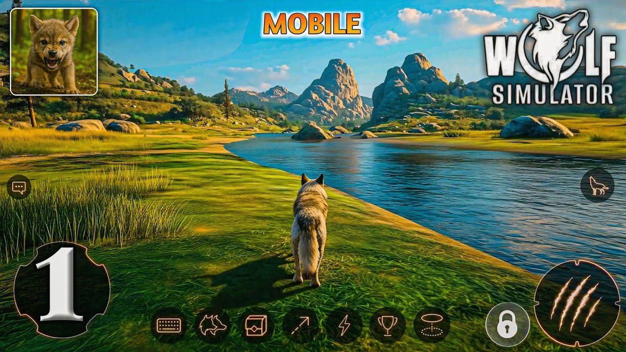 The Wolf: Animal Gameplay Walkthrough Part 1 (iOS, Android)