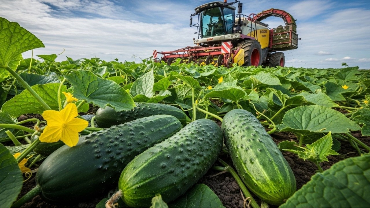 The Massive U.S. Cucumber Industry tens of millions Pounds Harvested Each Year| Agricultural Secrets