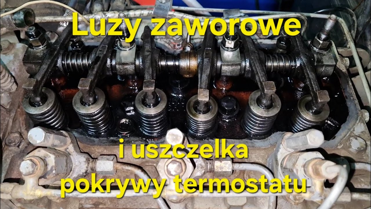 Regulacja luzów zaworowych w MF 255 i wymiana uszczelki termostatu