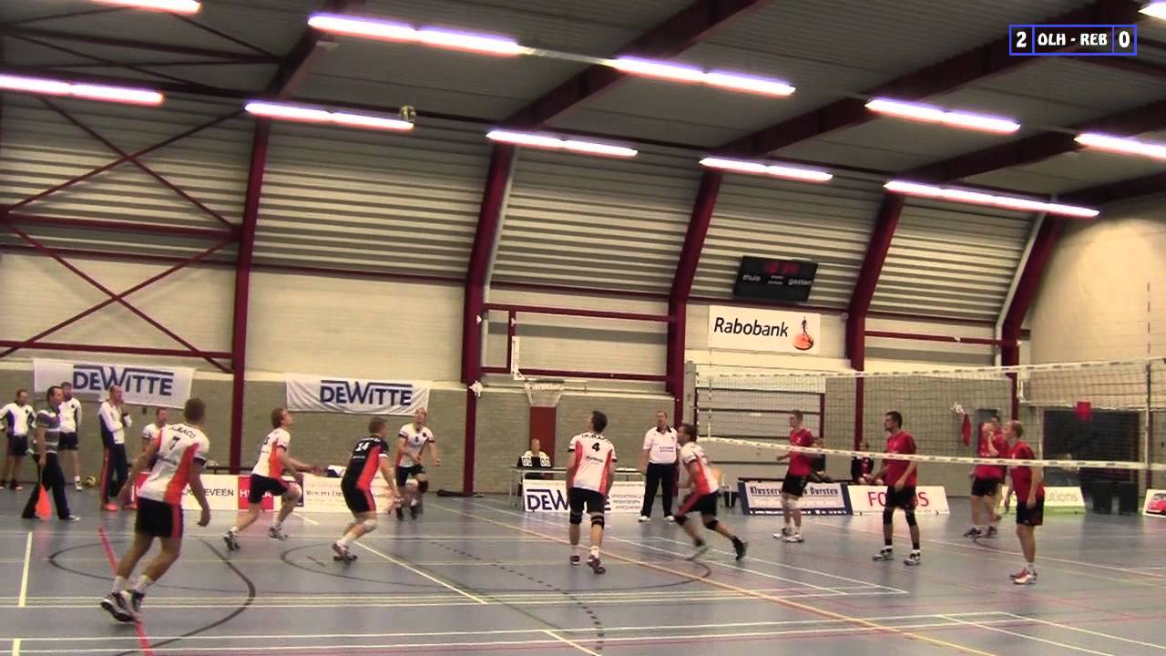 Volleybal Heren Nationale Beker 2e ronde: De Witte Olhaco H1 - Auto van Oort/Rebelle H1 [18-10-2014]