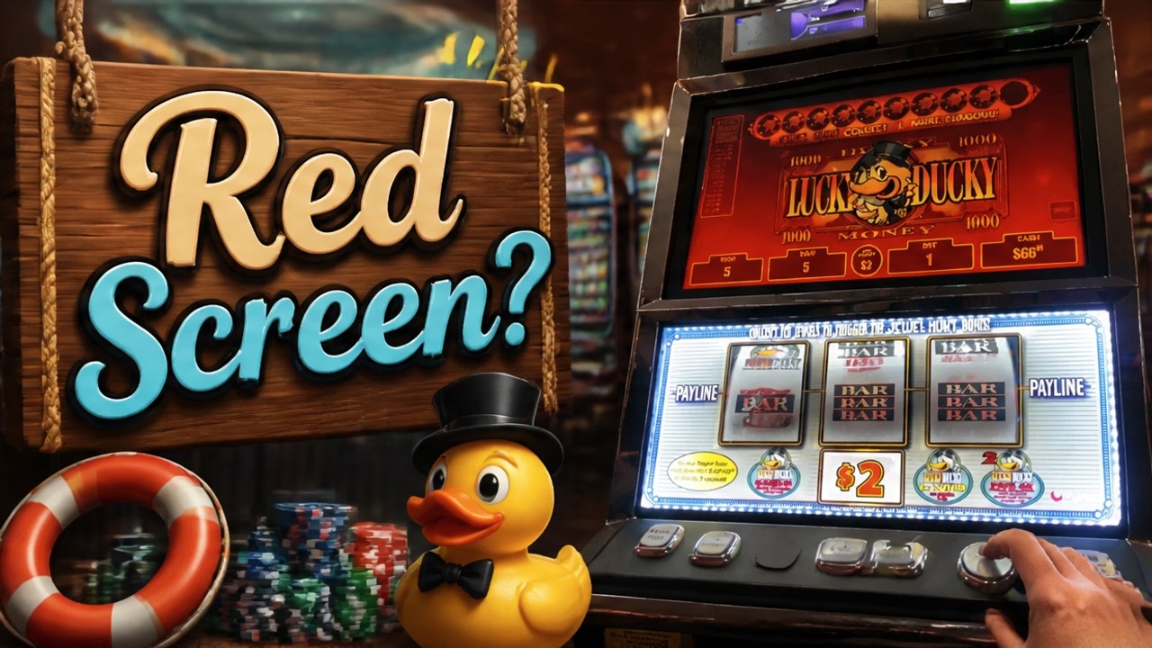 Lucky Ducky #Sand Springs #Osage Casino #Oklahoma #red screen #slots #win or lose #local slot play