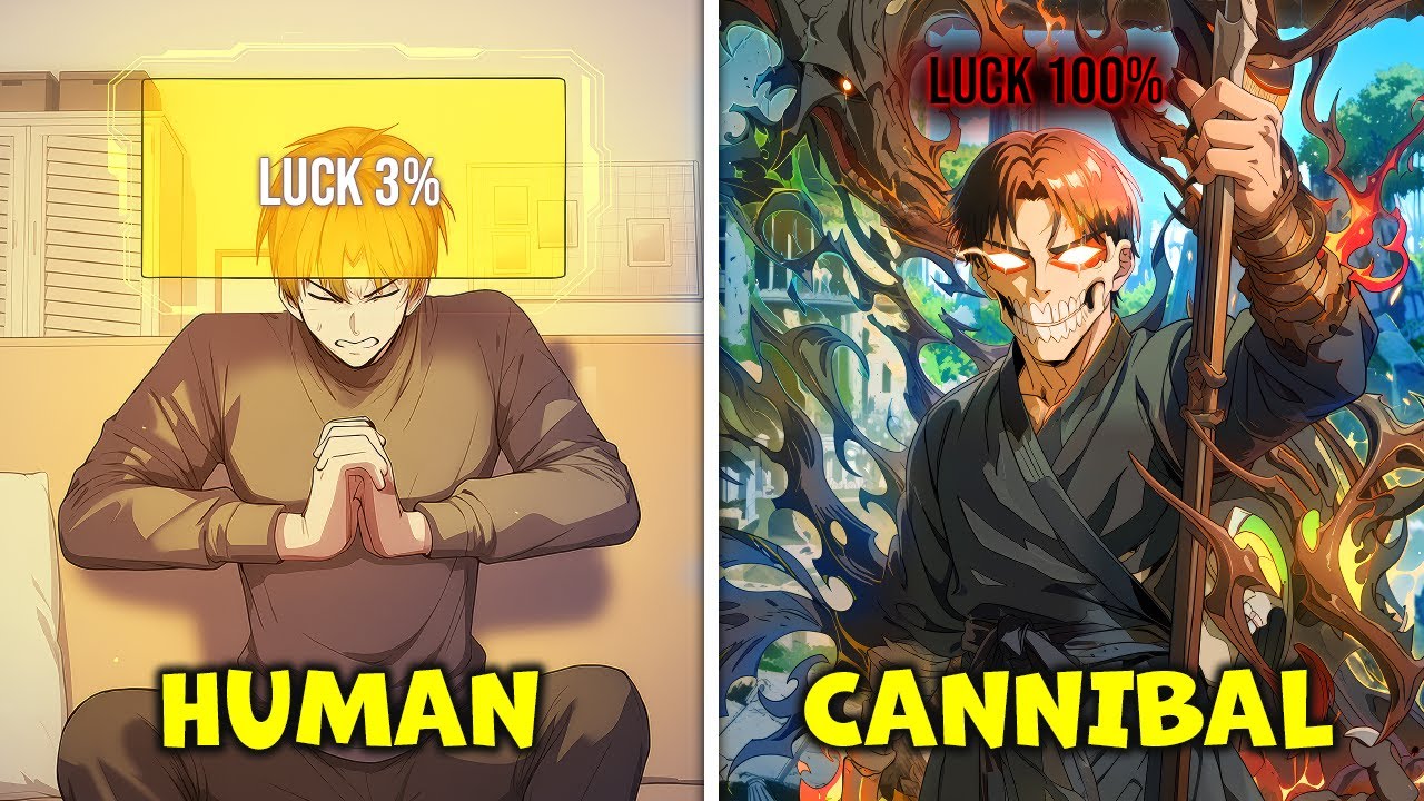 As His LUCK GROWS, He Turns Into a FLESH-EATING MONSTER - Manhwa Recap