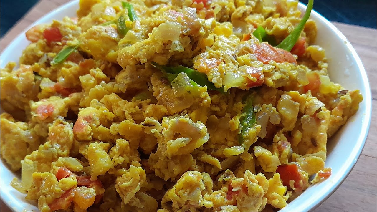 Soft And Fluffy Egg Bhurji