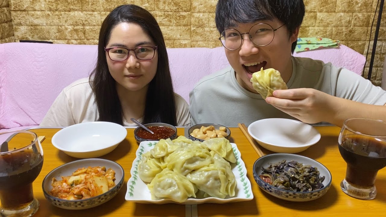 Mukbang/Манты/우즈벡만두/Uzbek mandu/