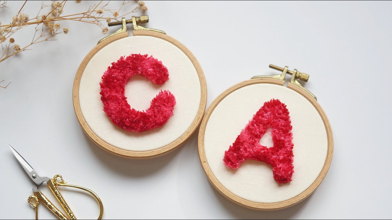 Here's my latest fluffy alphabet piece!