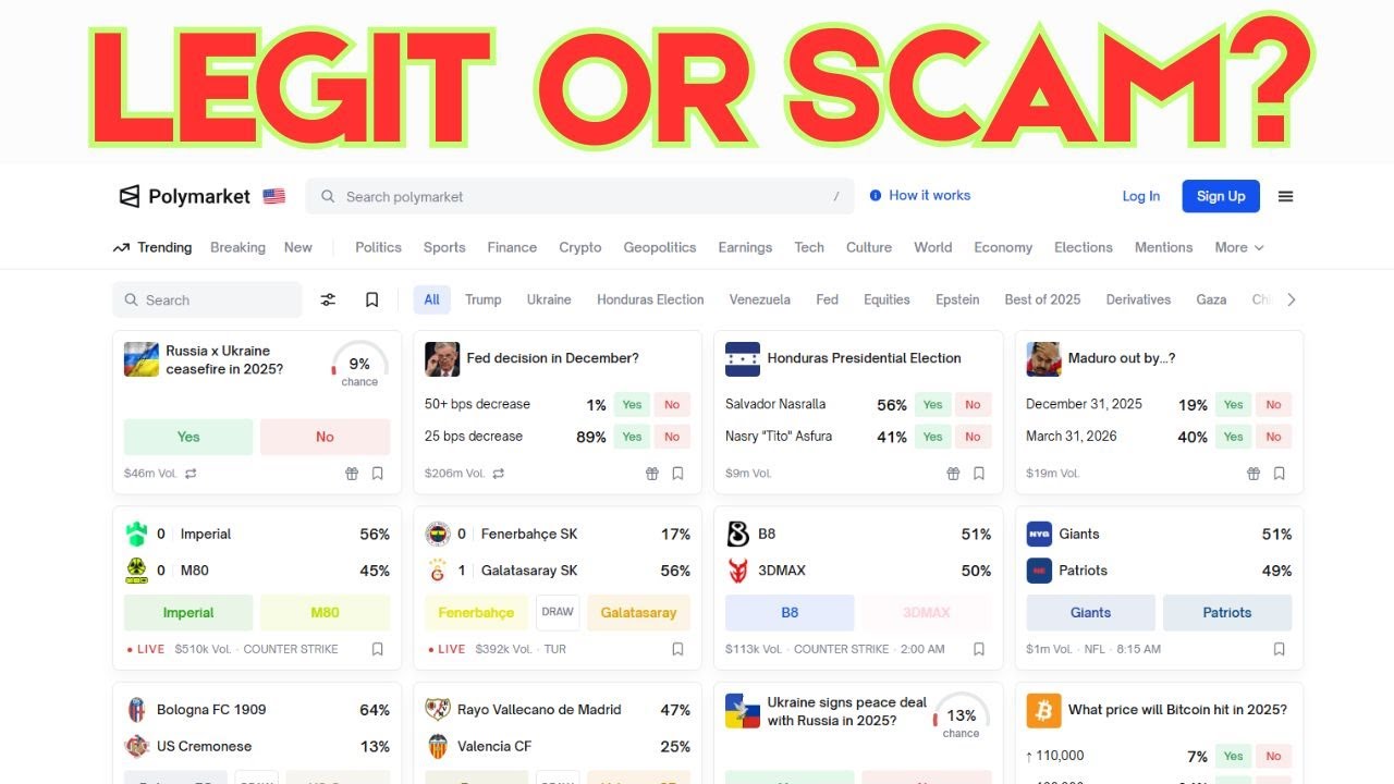 Polymarket.com Reviews - Is Polymarket Legit or Scam?