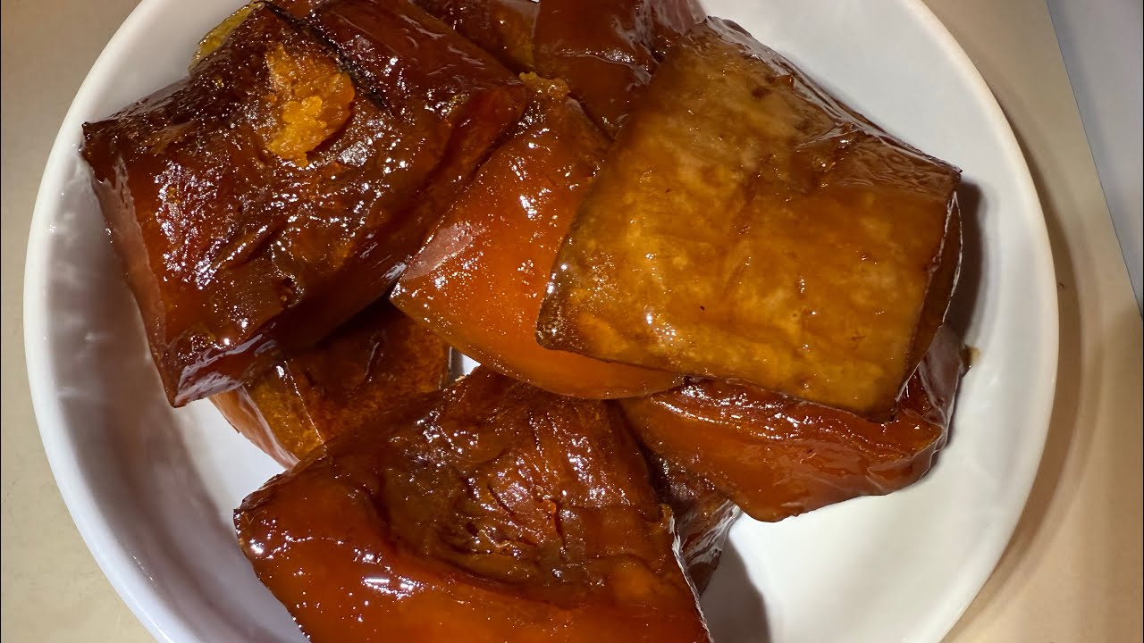 RECETA DE CALABAZA EN DULCE 