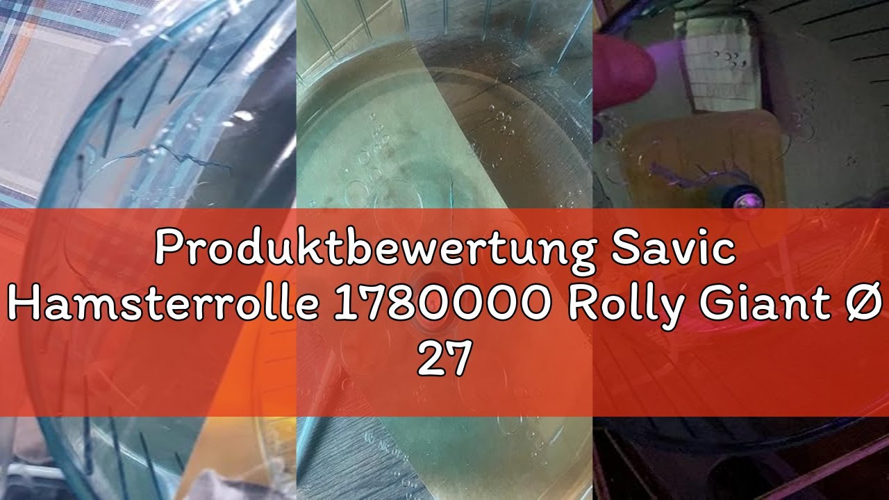 Produktbewertung Savic Hamsterrolle 1780000 Rolly Giant Ø 27,5 cm