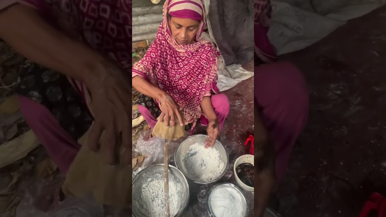 ভাপা পিঠা বানালাম 