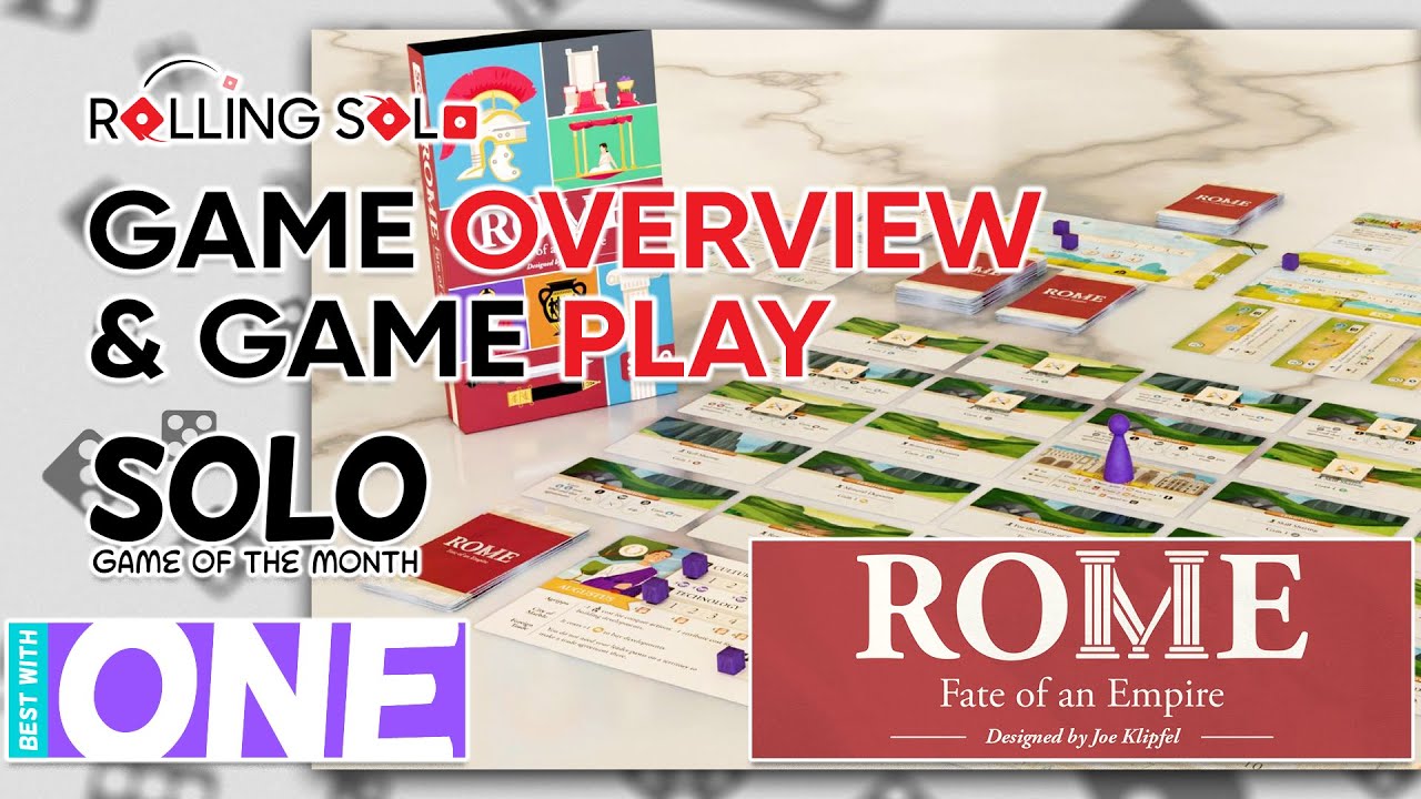 Rome: Fate of an Empire | Solo Playthrough | Game Overview & Gameplay