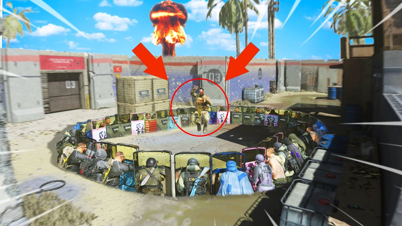 THEY WERE ALL TRYING TO TRAP ME WITH RIOT SHIELD'S UNDER THE MAP!?!? HIDE N' SEEK ON MODERN WARFARE