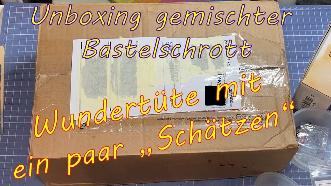 Unboxing gemischter Bastelschrott