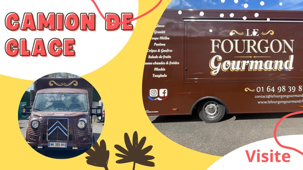 Le Fourgon Gourmand : un rêve de glace devenu réalité ! camion de glaces