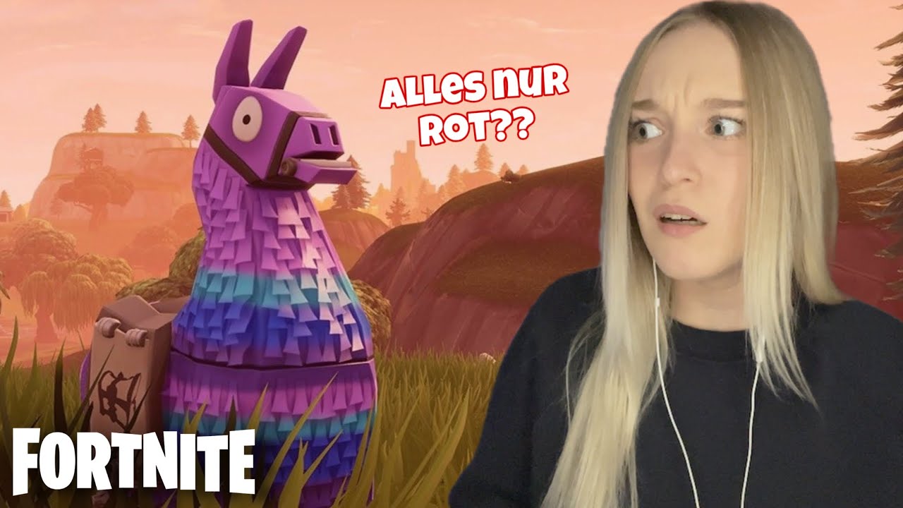 Fortnite aber ich sehe alles nur in rot